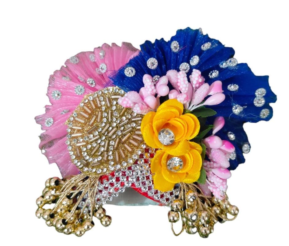 Image of Partish Laddu Gopal Heavy Janamashtmi Dress Size 0 l Ladoo Gopal Dress l Kanha Ji Poshak Size 1 2 4 5 6 (AA)