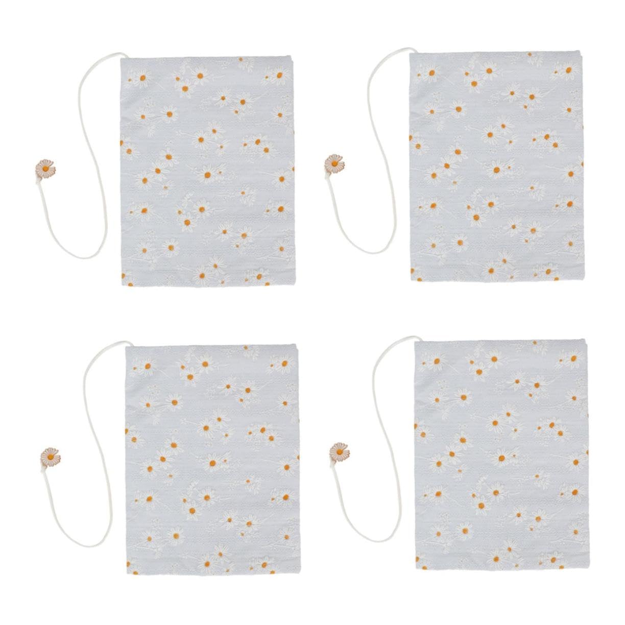 HOMSFOU 4 Piezas Cubierta De Libro De Tela Diario Cubiertas De Libros De Tela Manga Funda De Libro Antidesgaste Cubiertas De Libros Plegables Funda De Libro Para Amantes De Los Libros Paño