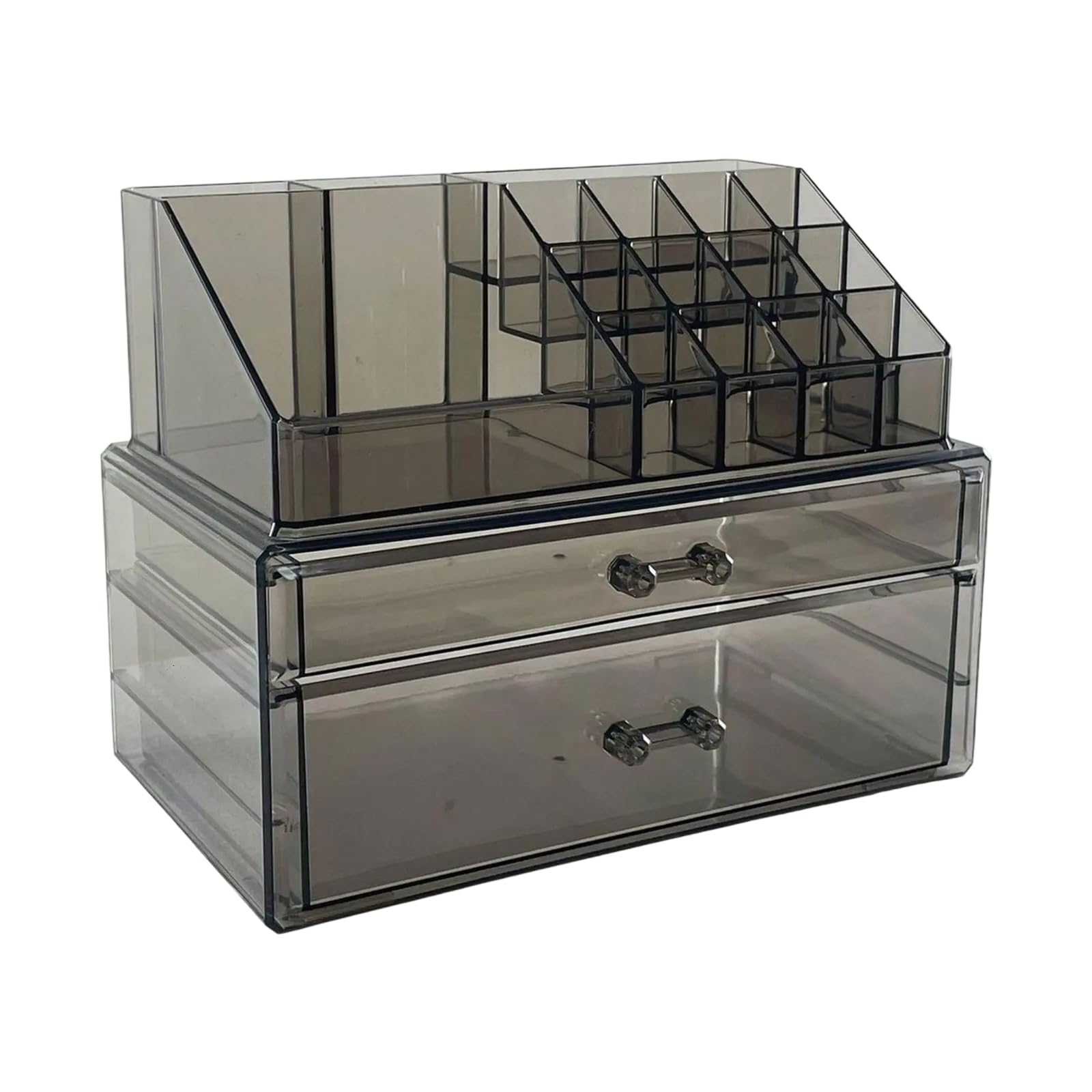 Xjdzineq Makeup Accessories Storage Box Space Saving Jewelry Organiser with Multiple Compartments for Easy Access Bathroom Countertop Organiser