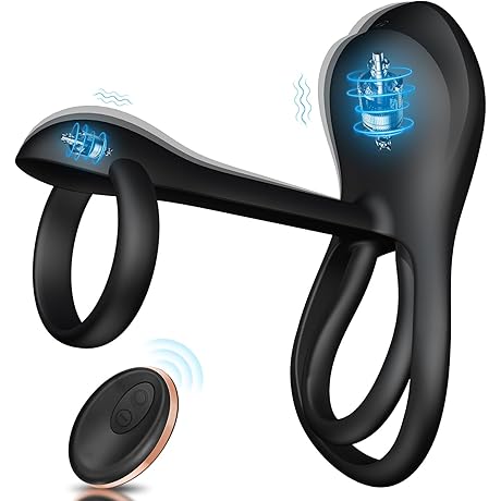 3-in-1 Vibrating Cock Ring Sex Toys