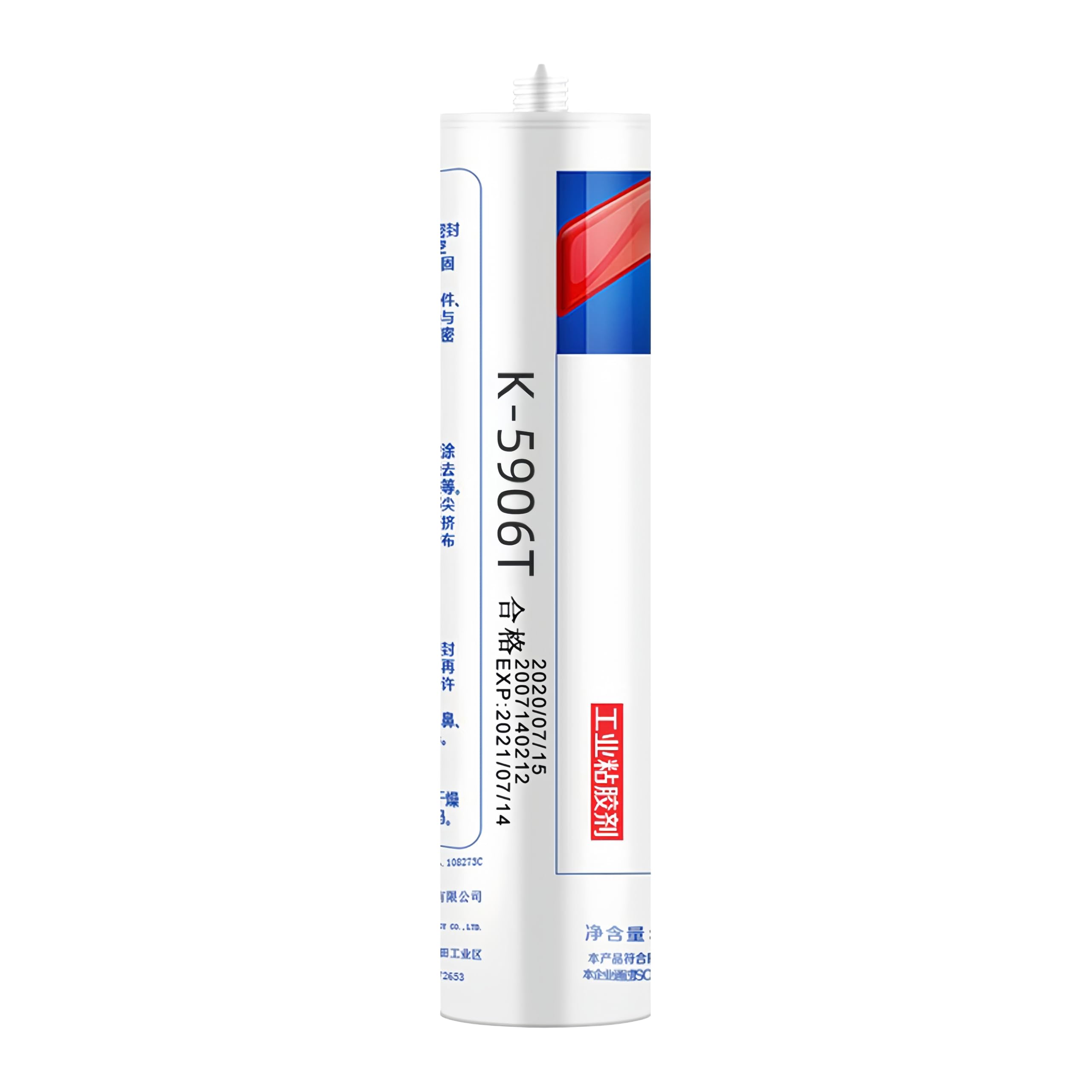 VIDOO Kafuter K-5906T Neutralny Niekorozyjny Klej Elektroniczny, Przezroczysta Tiksolotropowa Spoina Silikonowa do Uszczelniania Urządzeń Domowych - 300ml