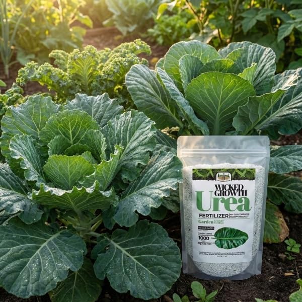 Old Cobblers Farm™ Wicked Growth High-Efficiency 46-0-0 Fertilizer - Urea - Fast-Acting Nitrogen Source for Lush Growth in Gardens & Farms -Soluble (5 lbs | 10 lbs | 15 lbs | 20 lbs) (20lbs)