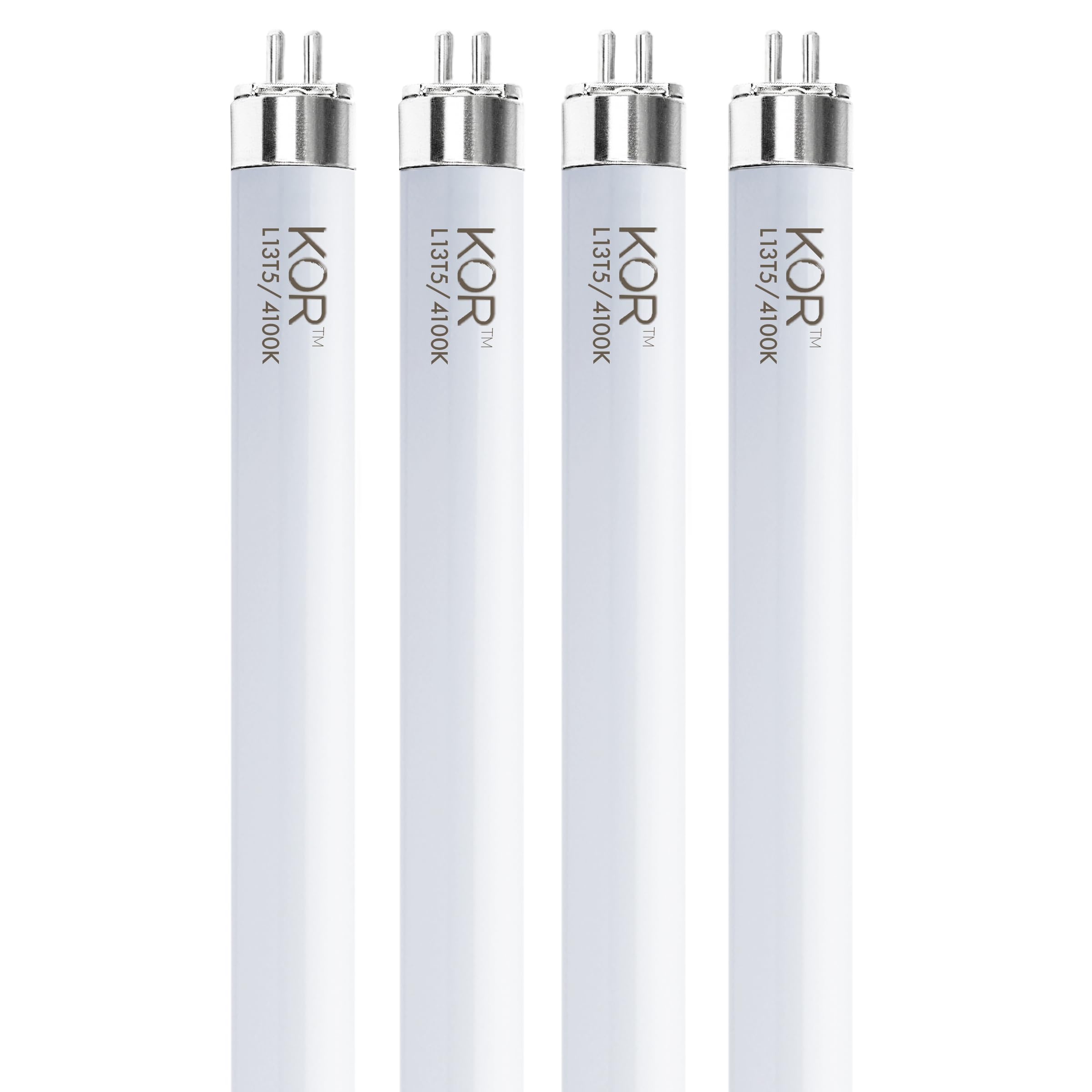 KOR (4 Pack) K22133 - L13T5/41K - LED Tube - 21 Inches Long - 8