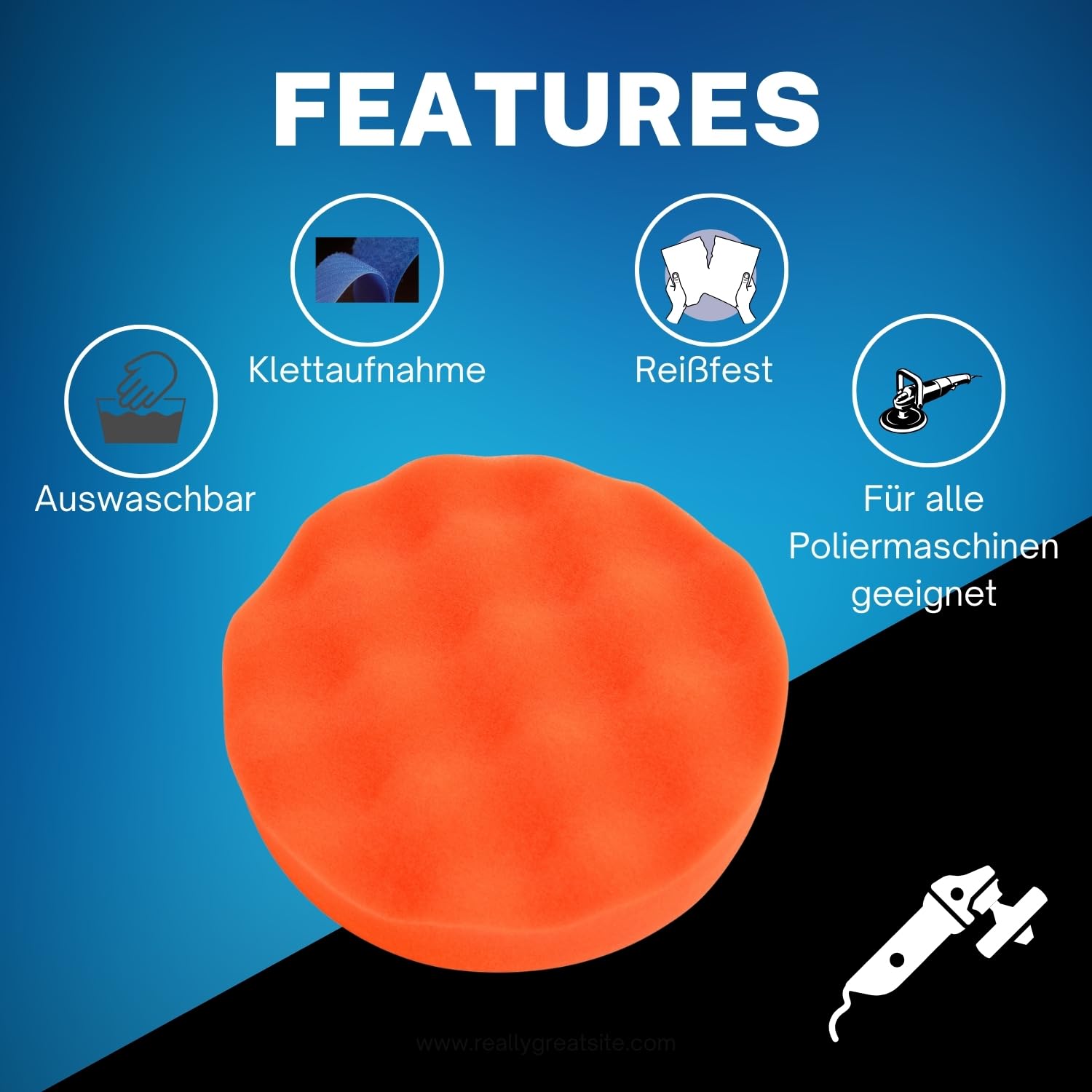 Éponge De Polissage, Set De Polissage,5 Pièces 150mm Hex Logic Polissage Pad Ponge Polir Kit Pour Voiture Ponage Polissage Pour 125mm Roda Polissage Pour Polisseuse Machine Polir 58961966