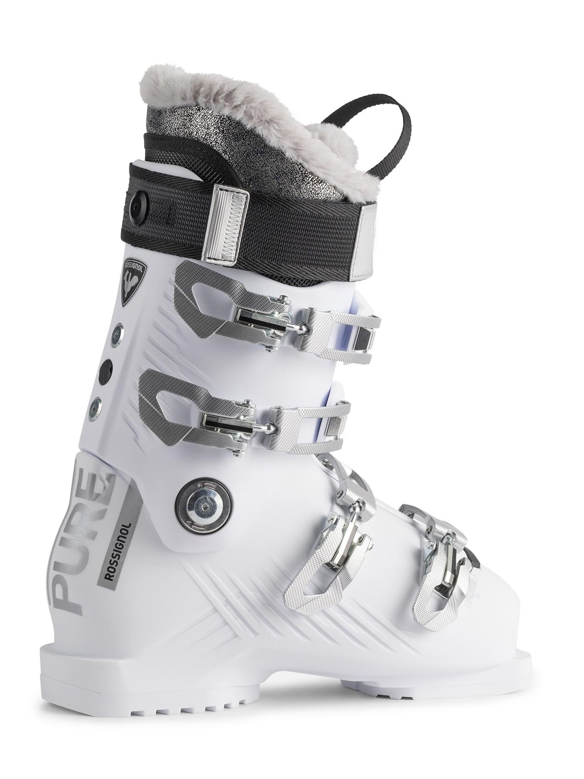 Rossignol Pure 80 - Damskie buty narciarskie do narciarstwa zjazdowego - białe