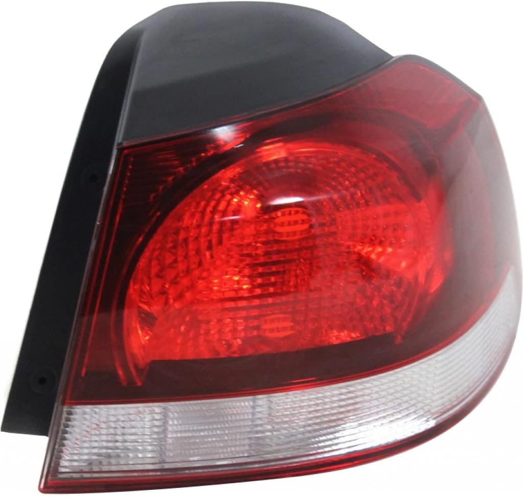 CarLights360: For 2010 2011 2012 2013 2014 Volkswagen Golf Tail Light Assembly Passenger Side-Replacement for VW2805106