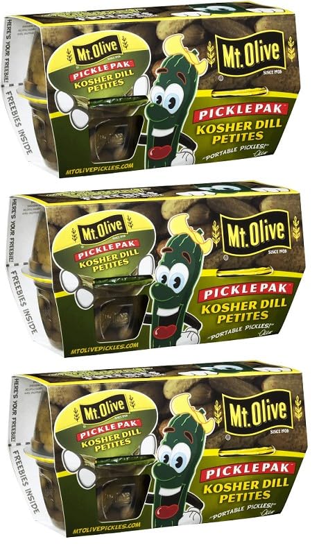 Expect More Mt. Olive Pickle Pak Kosher Dill Petites - 3 ct. / 44.4 FL OZ
