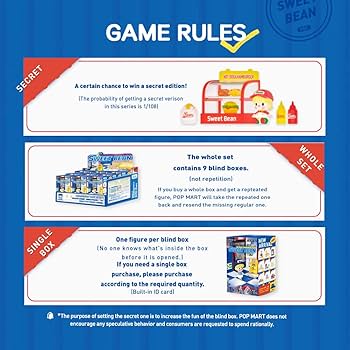 Amazon.co.jp: POP MART(ポップマート) スイートビーン24時間