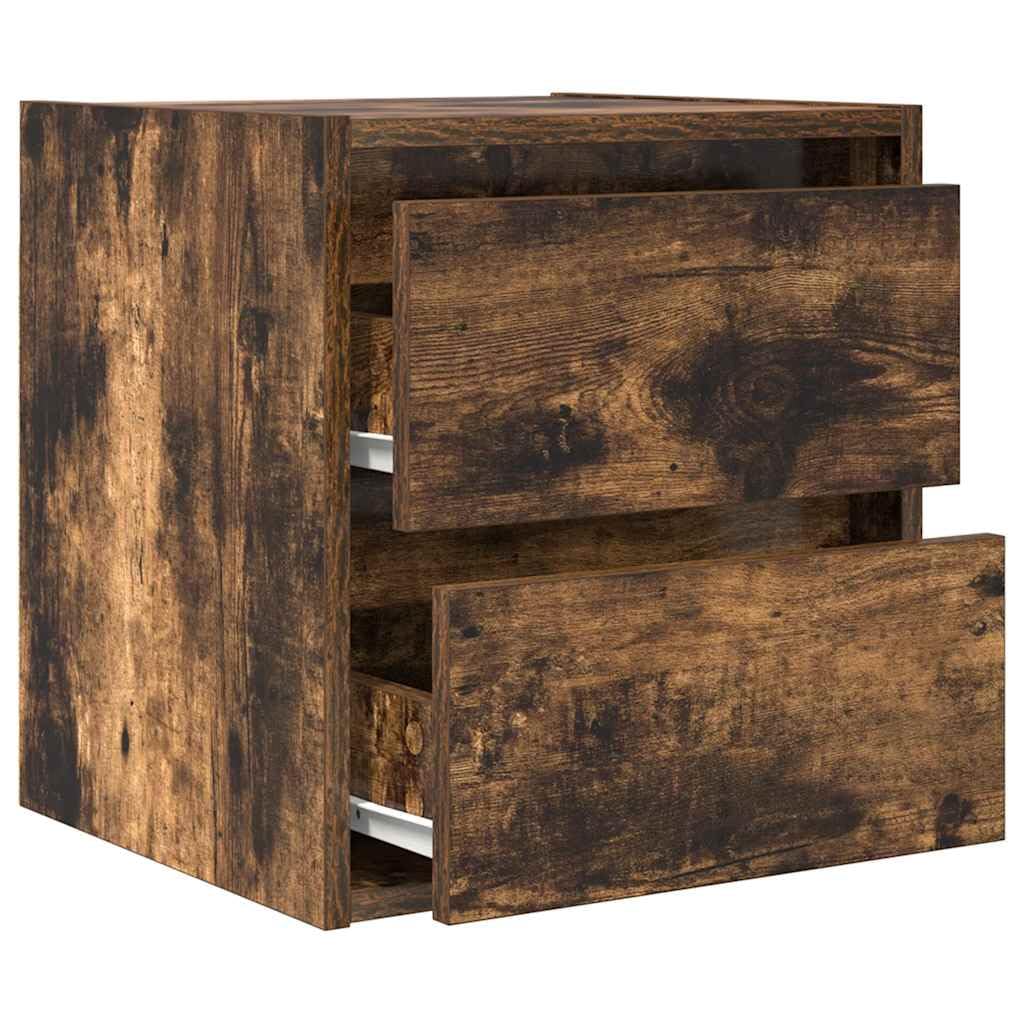 Wandmontierter Nachttisch aus Holzwerkstoff mit Stauraum, robuste Platte für Schlafzimmer, feuchtigkeitsbeständig und pflegeleicht, platzsparend