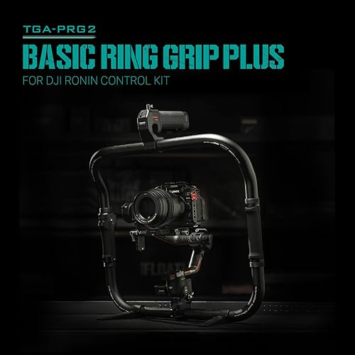 Miniatura 2 de Tilta Kit de control básico Ring Grip Plus compatible con DJI Ronin RS2, RS 3 Pro y RS 44 Pro  Mango de control inalámbrico  Estabilidad, movimiento