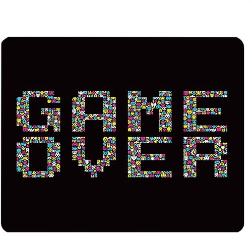 Alfombrilla de mouse rectangular para videojuegos, retro, vintage, para videojuegos, para computadora, escritorio, laptop, oficina, 9.5 x 7.9 disponible en Yaxa Colombia