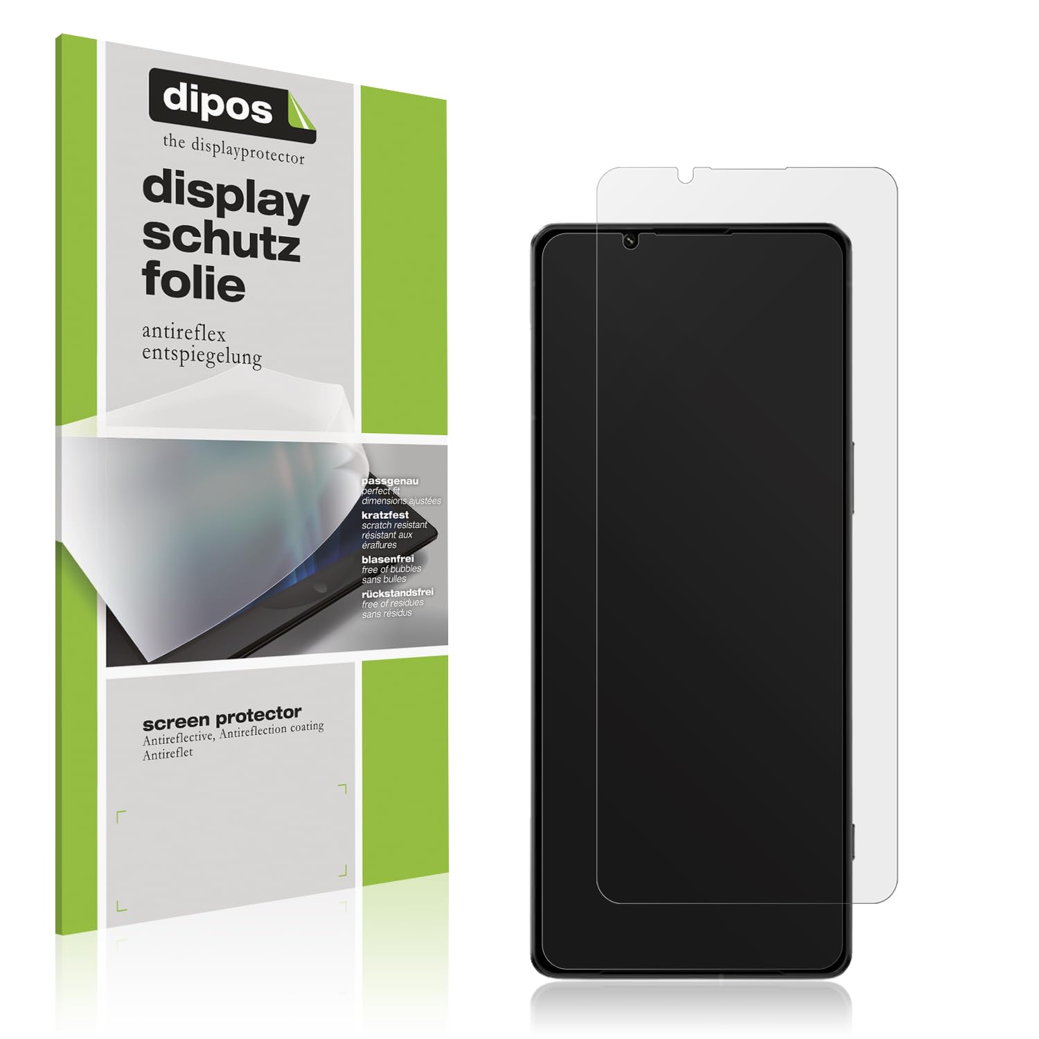 4ProTec Display-Schutzfolie MATT Für Sony Xperia 1 IV – 2 Stück, Entspiegelt, Kratzfest, Blasenfreie Montage