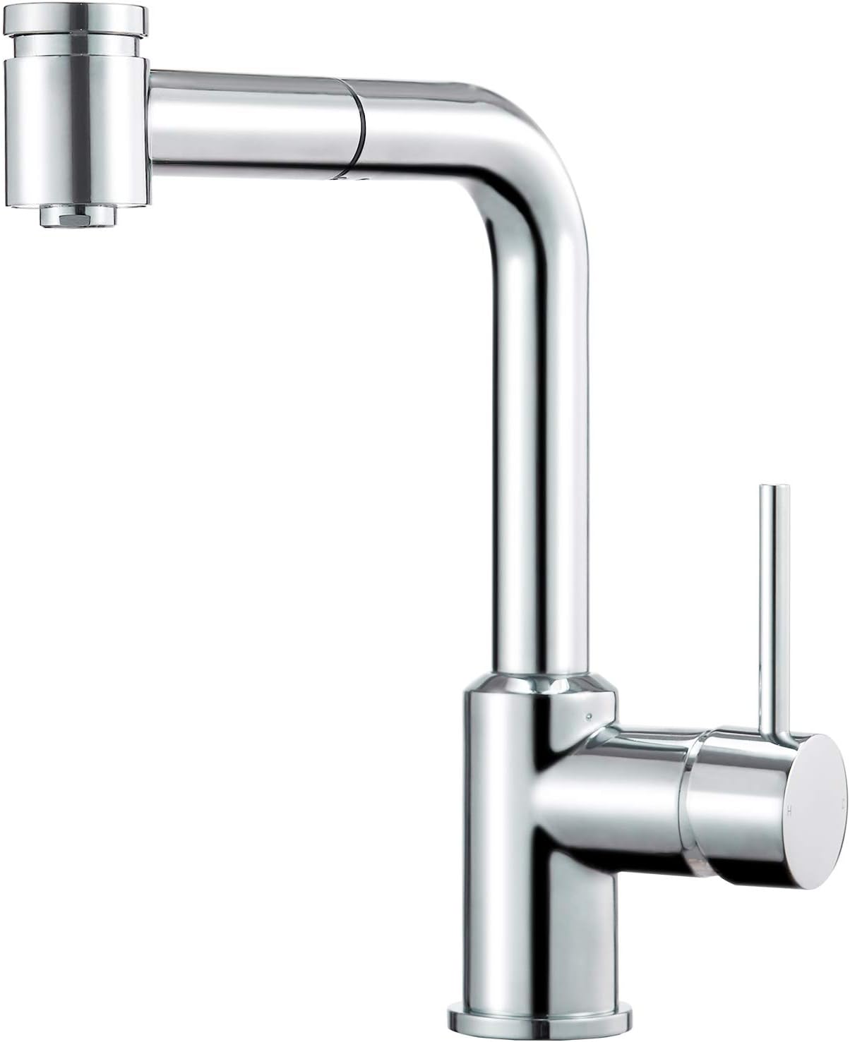 Kitchen Taps with Pull Out Spray, Kitchen Tap 360 Swivel Spout Mixer Tap for Kitchen with Pull Out Hose Pull Down Faucet Spray Stream Mode for Kitchen Bathroom Balcony Garden Laundry, Chrome