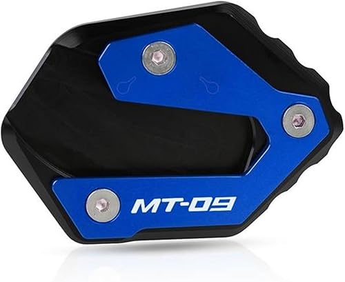 Extensión de soporte lateral de pie de motocicleta de aluminio CNC para Yamaha MT-09 Tracer 900 GT FZ-09 XSR900 2023-2018 (color  MT09-dorado)