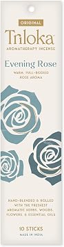 Triloka Original Incense, Evening Rose, 10 Sticks