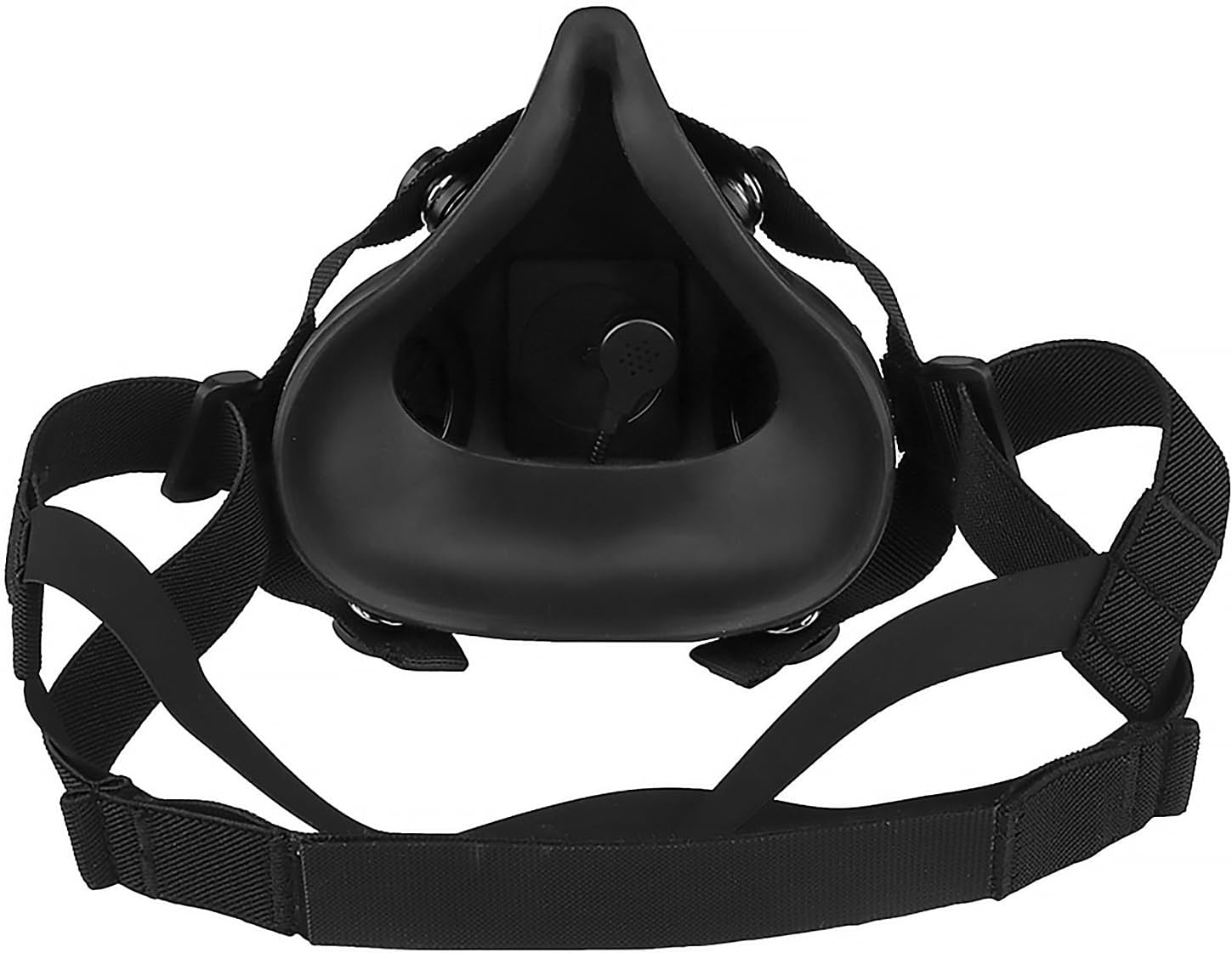 Airsoft Half Face Paintball Mask, Special Operations Adjustable Half-Mask Tactical Costume Accessories Built-in Microphone