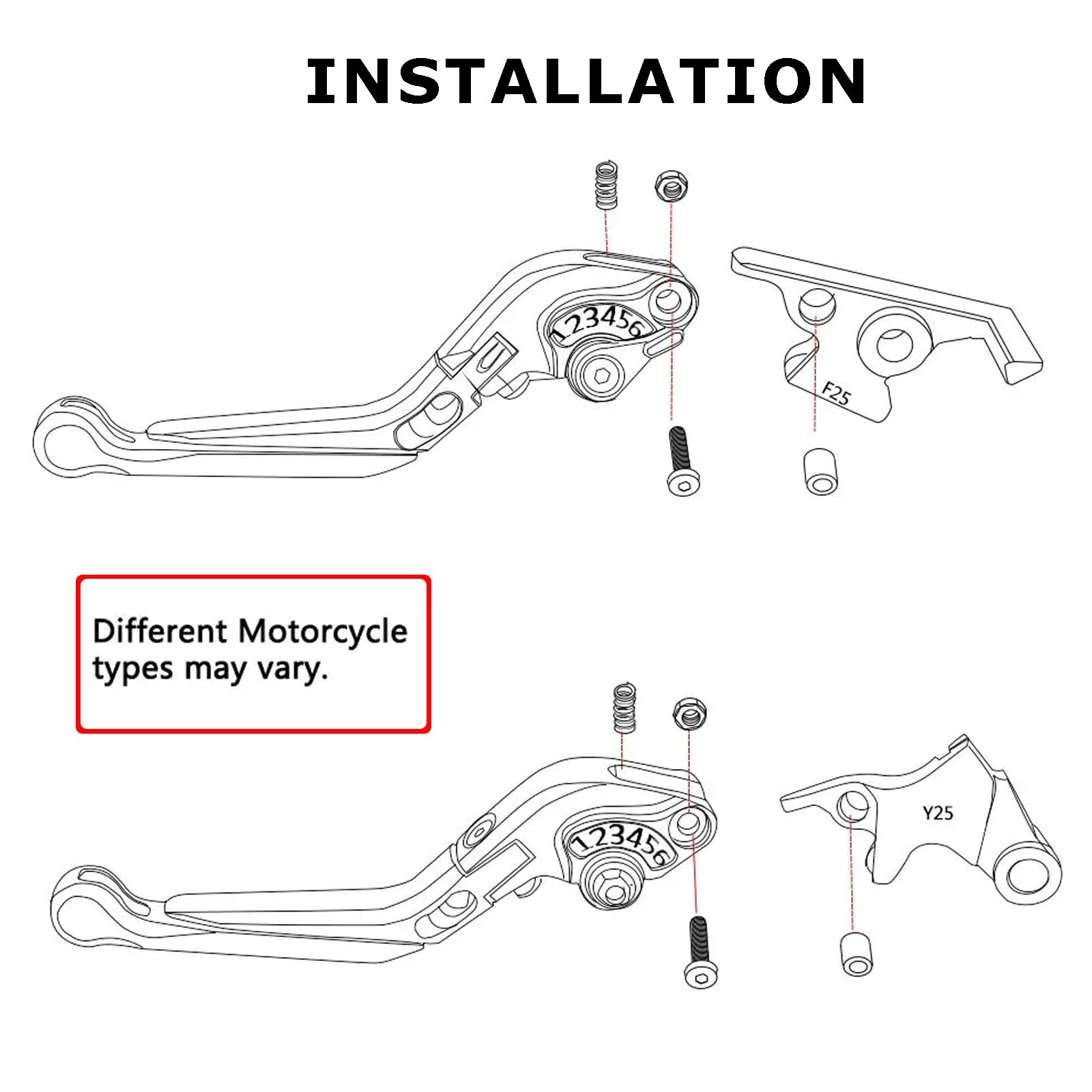 QJY Per Suzuki Bandit Moto Leve Freno e Frizione Set Regolabile per Suzuki GSF 600/S/N GSF 650/S/N 2008-2015 GSF1200 2001-2006 GSF1250 2007-2015（Blu+Nero）