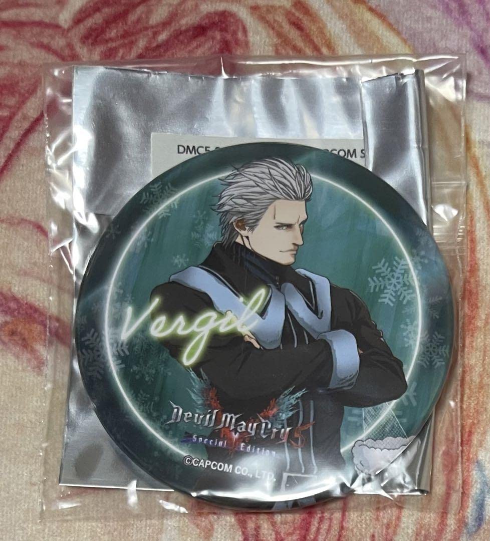 デビルメイクライ　パルココラボ　クリスマス　缶バッジ　シークレット　バージル 新品・未使用】デビルメイクライ クリスマス限定 缶バッジ