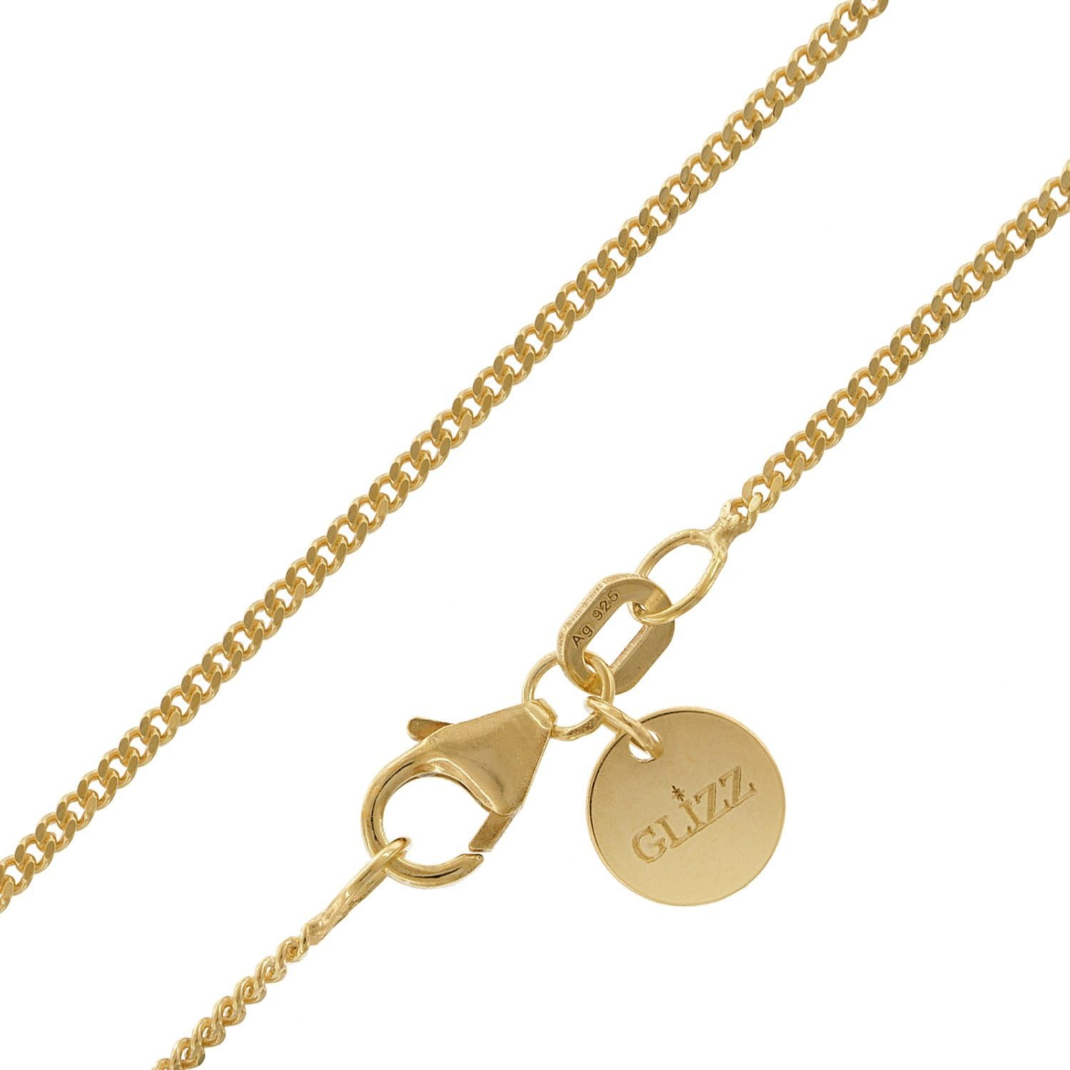 trendor Kreuz-Anhänger 585 Gold an vergoldeter Silberkette 28163 | zeitloser Halsschmuck für Damen und Herren, elegantes Accessoire