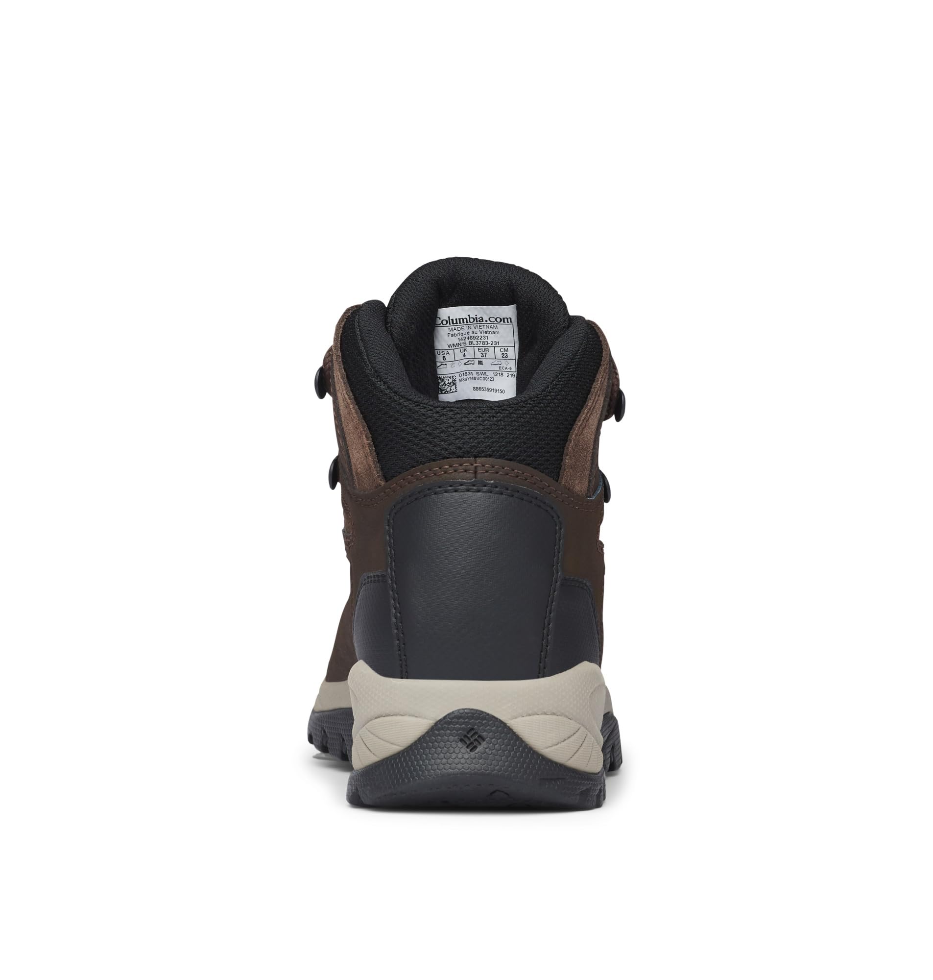 Columbia Newton Ridge Damskie lekkie wodoodporne buty trekkingowe, bordowe (Cordovan/Crown Jewel), rozmiar 42,5 (szerokie)