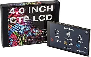 Tela IPS de 4,0 Polegadas, Tela Sensível Ao Toque Capacitiva LCD CTP LCD HD, Interface DPI, ângulo de Visão Amplo de 160 °, para Raspberry Pi Raspberry Pi 3B 3B + 4B