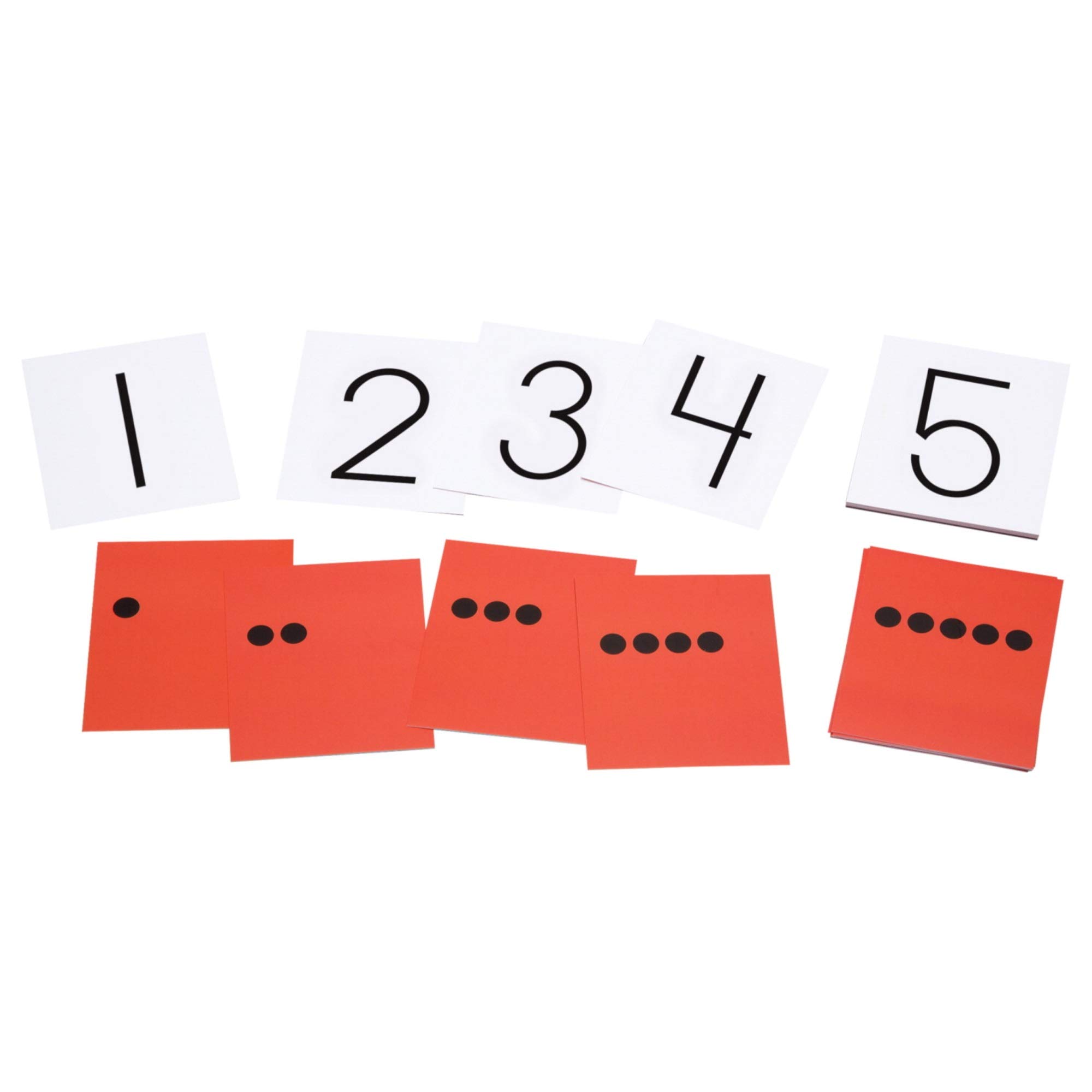 Didax Educational Resources Numeral Cards - 10 Sets of 11, Multicolor