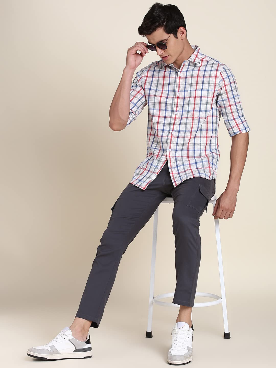 Dennis Lingo Camicia Casual Bianco Uomo