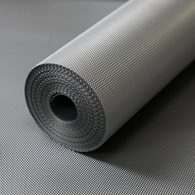 Image of ElastPro (45 cm X 10 m) Diamond Shelf Liners for Kitchen Shelves, Drawer Mats, Shelf Liners, Fridge Mats, Kitchen Cabinet Drawer Mat Liner Sheets (Diamond Textured - Silver)