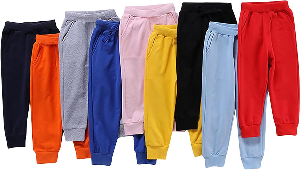 Christmas Toddler Kids Baby Girls Boys Corduroy Pants Fleece Lined Thick Long Pants Athletic Active Jogger Pants
