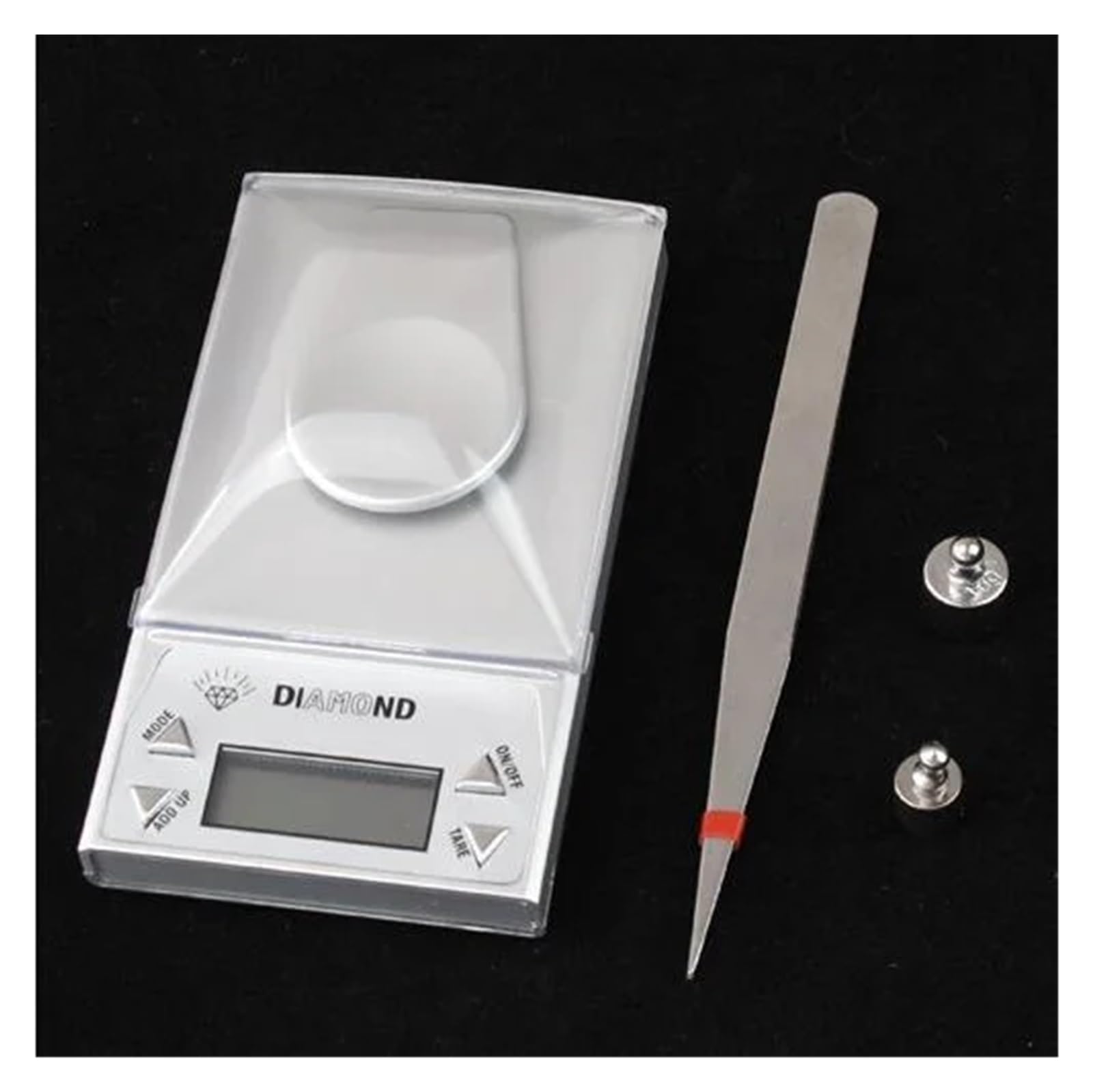 20 piezas 50g/0.001g Mini báscula electrónica báscula de joyería báscula de quilates medidor de precisión báscula de peso en gramos(20g 0.001g)