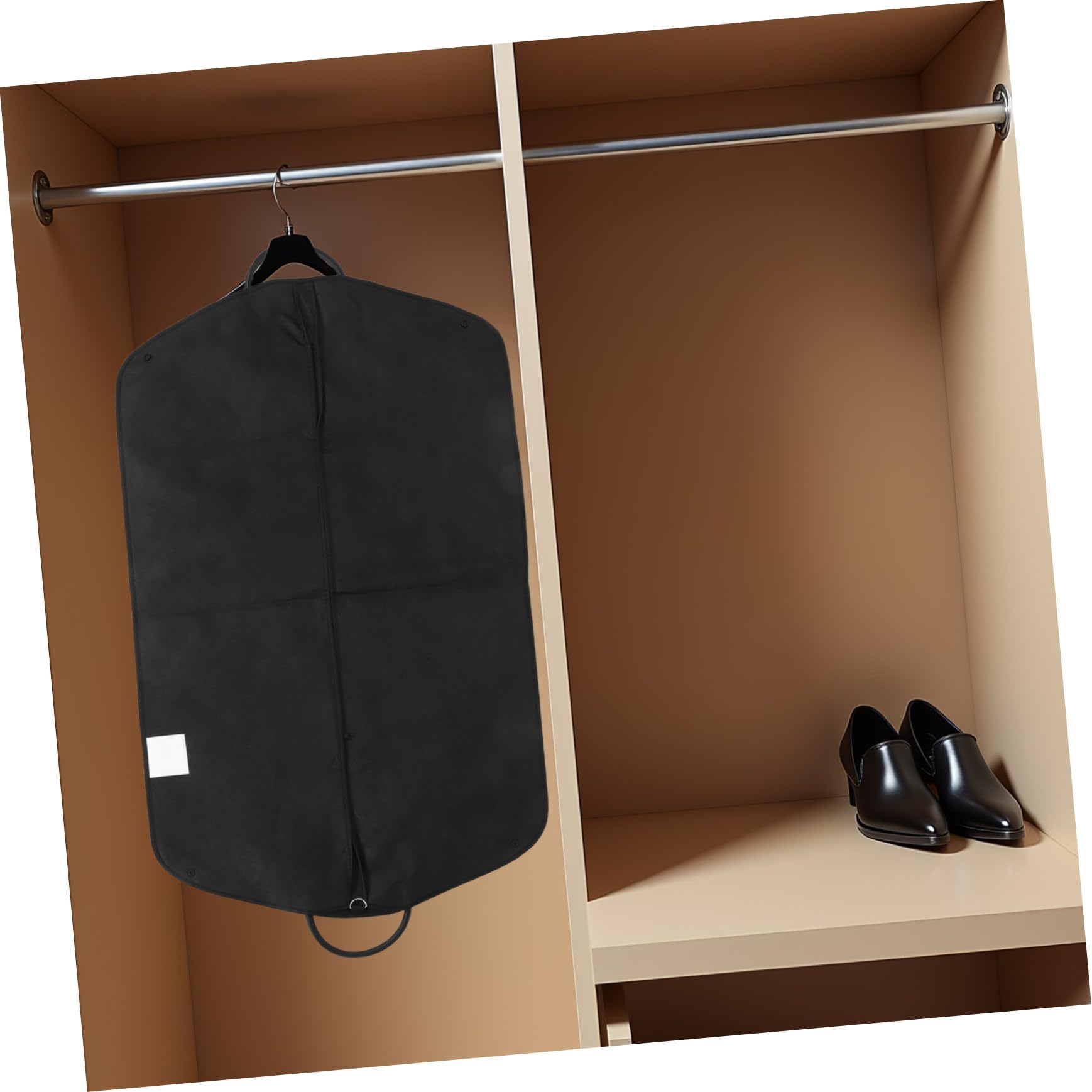 ULTECHNOVO 2 Piezas Bolsas para Trajes de Tela No Tejida con Asa y Cremallera Fundas Protectoras para Abrigos y Chaquetas Bolsa de Almacenaje Portátil para Viaje de Negocios y Armario