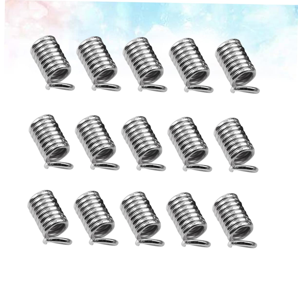 NUOBESTY 15paquets Connecteurs De Colliers Et Bracelets Avec Fermoirs à Ressort Accessoires Pour Création De Bijoux