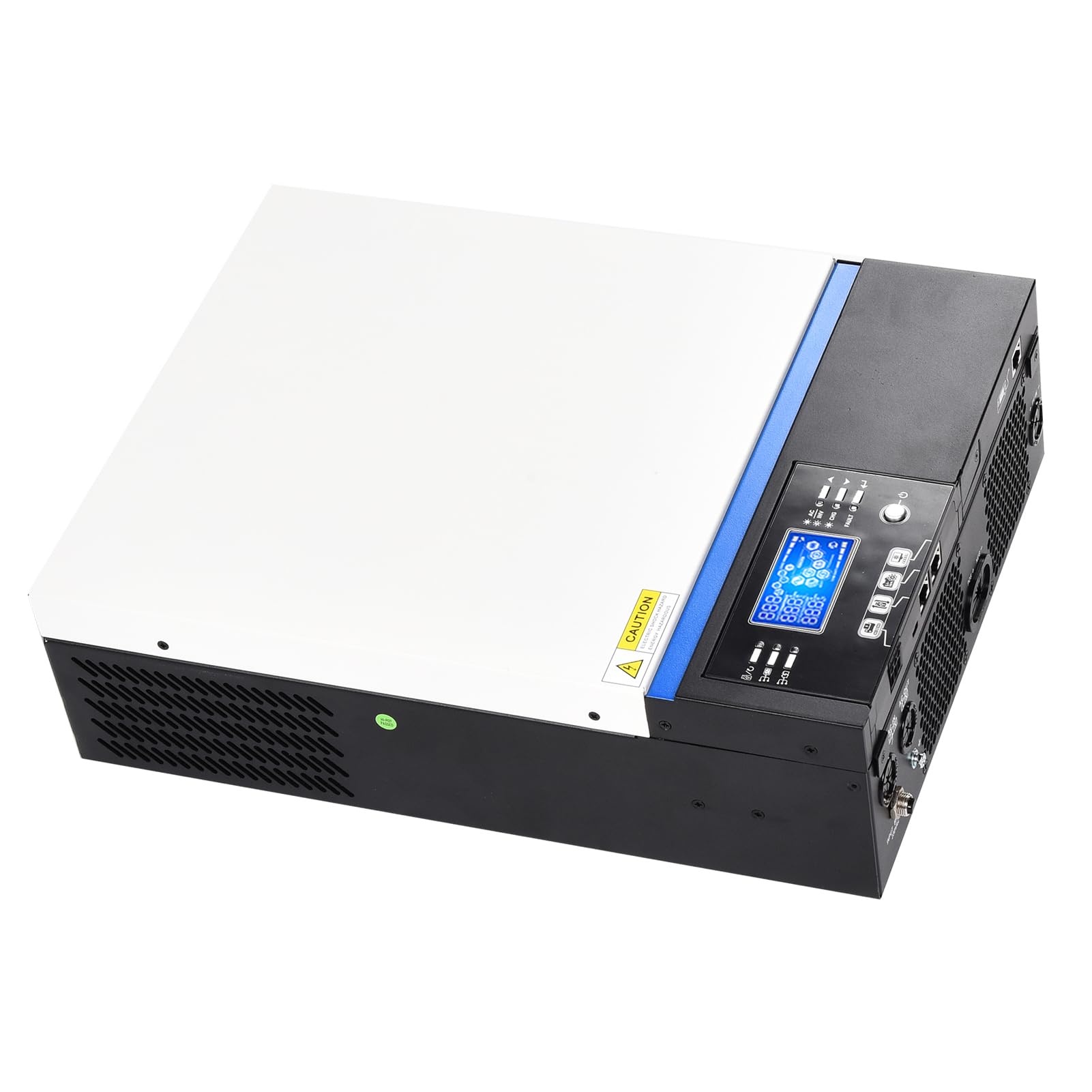 Ładowarka Solarna 3000W Off Grid z technologią MPPT do Użytku Domowego, Trwała Stal Walcowana na Zimno, Zdejmowany Panel LCD