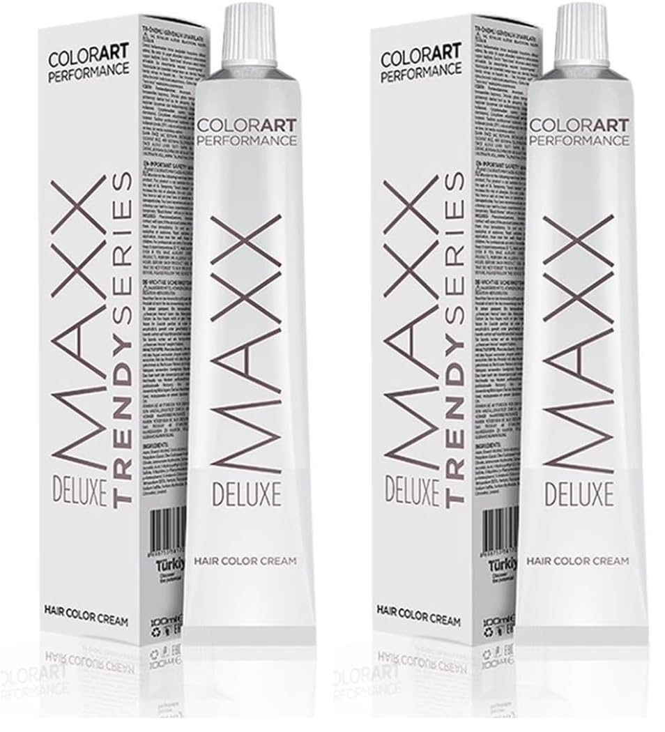 Maxx Deluxe Tüp Saç Boyası 60 ml Ul-V Ultra Sarı Viyole (2 paketi)
