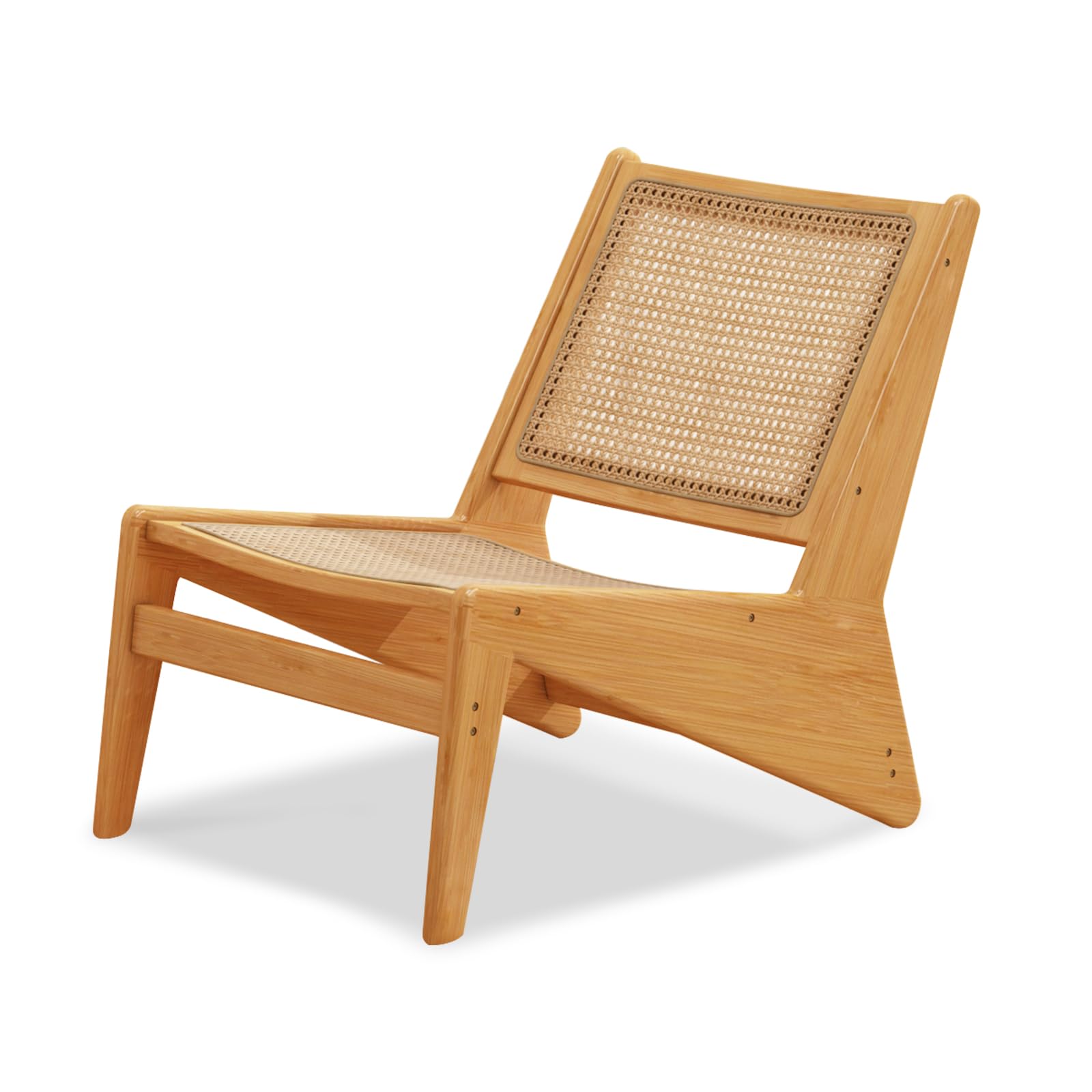 Amazon.com: Furlide Rattan Accent Chair for Living Room, Mid
