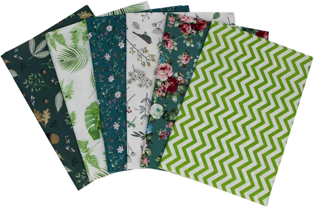 Amazon.com: Jukway 6Pcs Cotton Fabric Squares 20x20 Inch (50x50cm