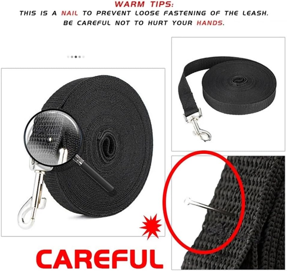 Training Lead for Dogs，Nylon Dog Training Leashes Walking Pet Leash Long Lanyard Traction Rope for Small Large Dogs 1.5M 1.8M 4.5M 6M 10M Dog Lead(Red,4.5m)