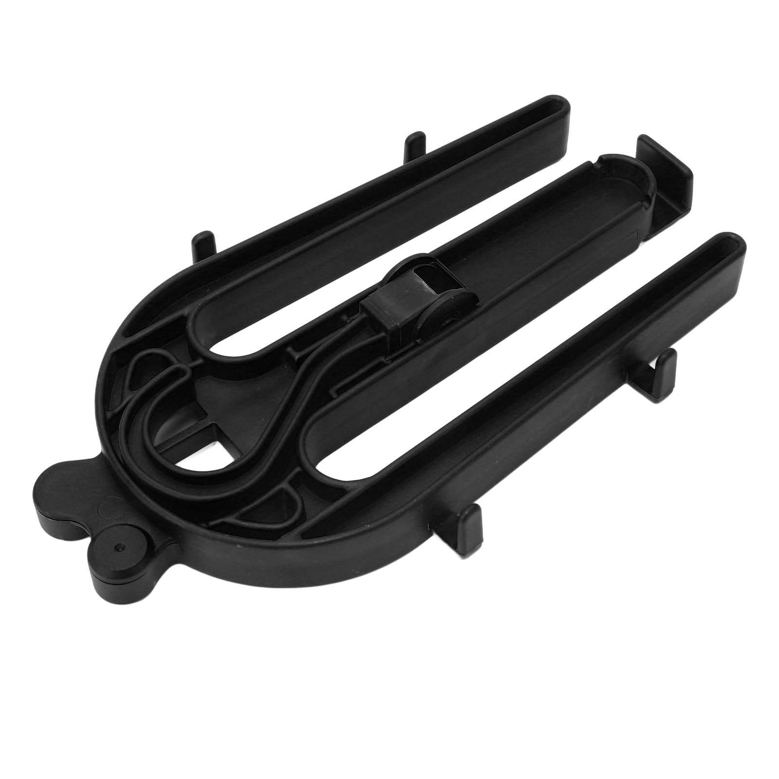 Percha resistente para trajes de neopreno, secado rápido, giratorio de 360°, plegable, para equipo de surf y buceo, material ABS, diseño que ahorra espacio (negro)