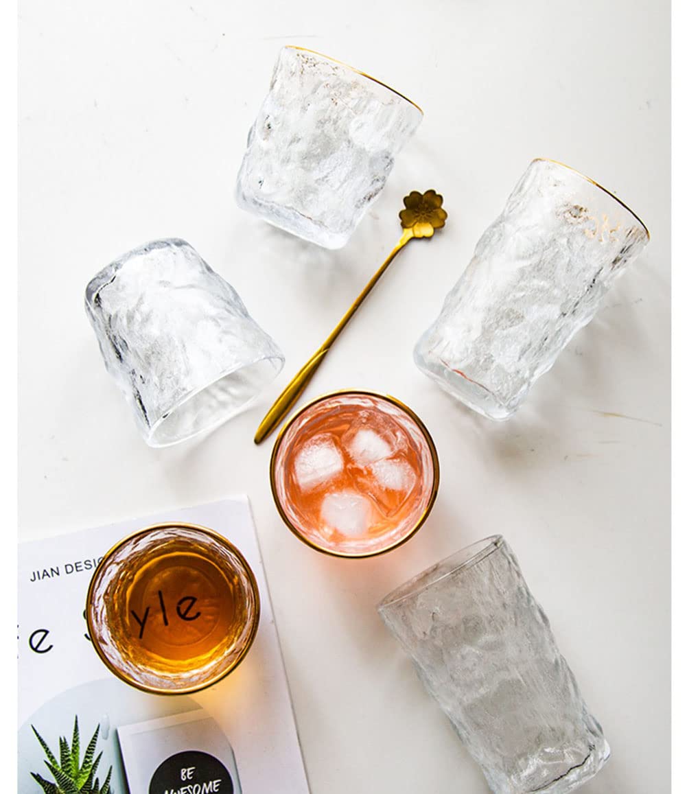 Highball-Gläser, 6er-Set, hochwertige Kühler, 325 - 383 ml, vielseitige Glaswaren für Wasser, Saft, Cocktails, Eistee – ideale Trinkglasbecher
