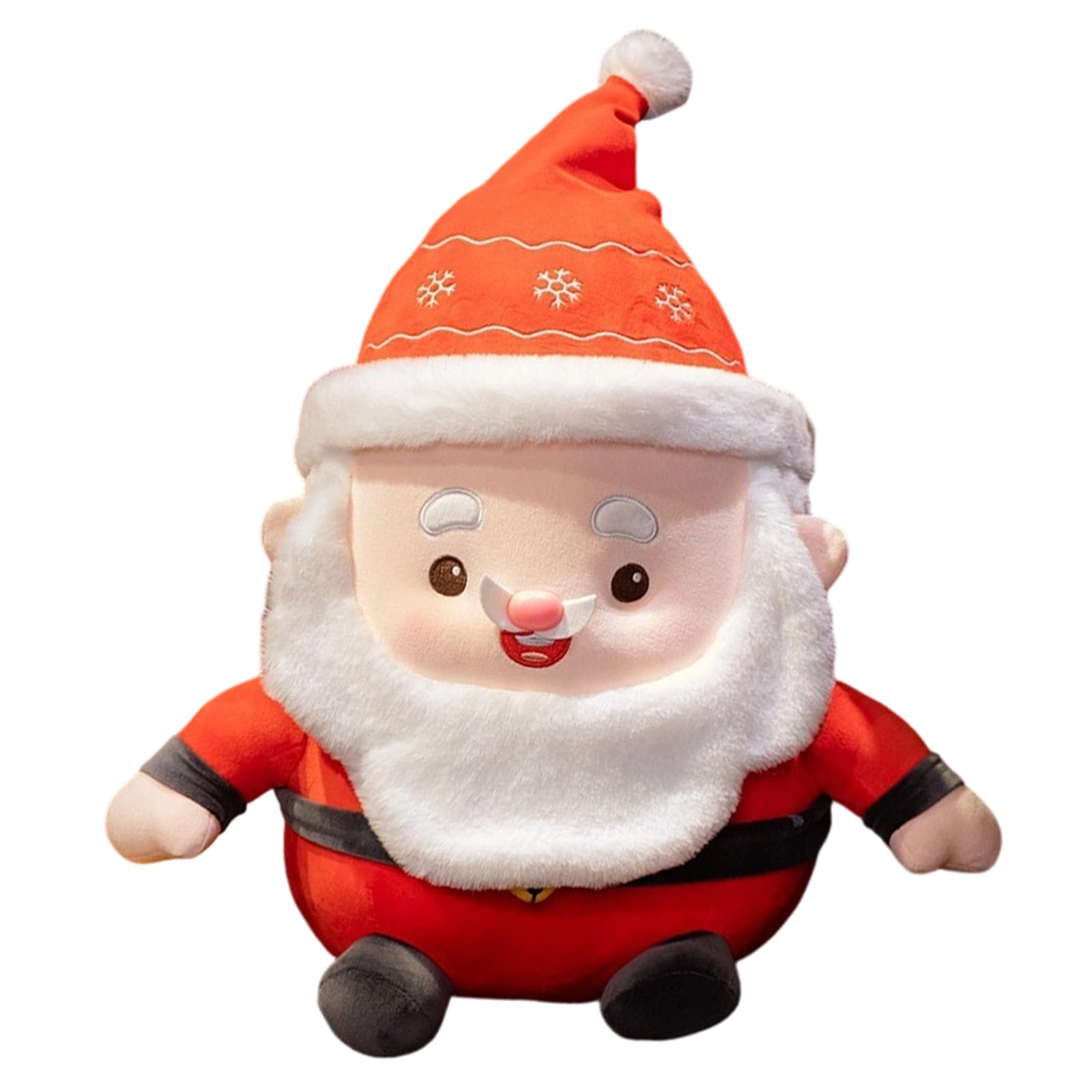 Jazuaiao Santa Plushes Pillow Soft Decorative Cushion for Christmas Home Decoration Festival Gift Holiday Decoration Plushes Throw Pillow