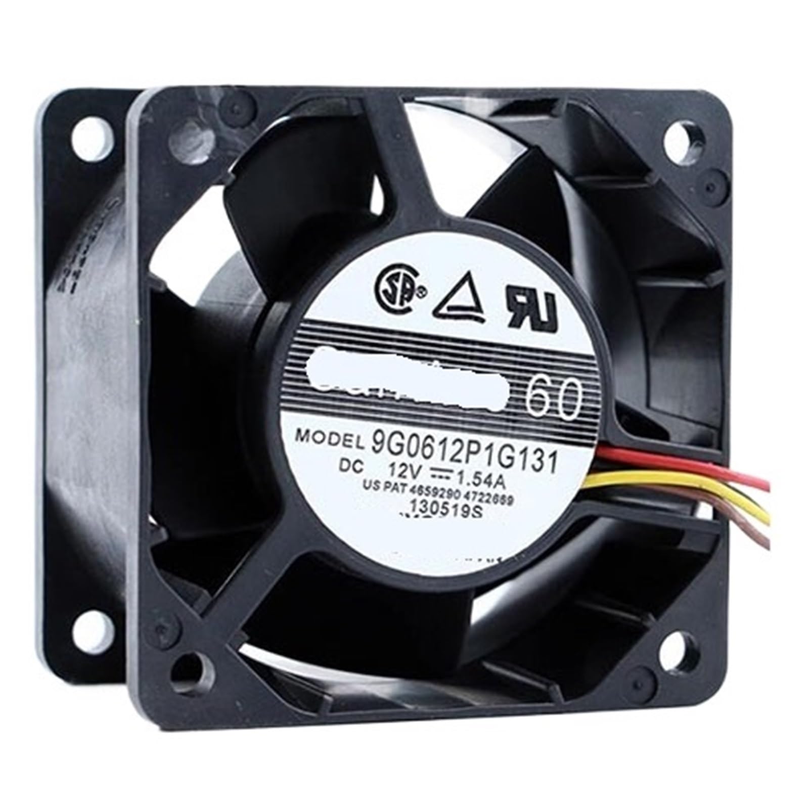 WEUSANXPL 9G0612P1G131 Cooling Fan 6038 DC12V 1.54A 4Pins
