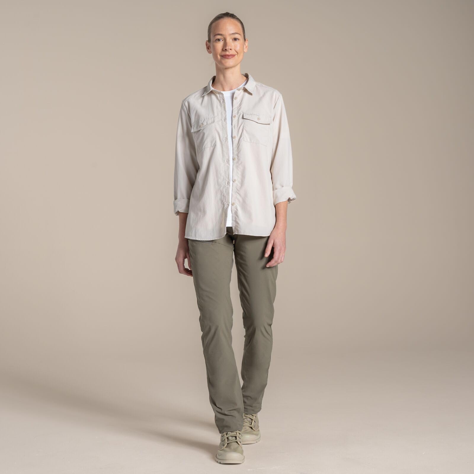 Craghoppers Damen NosiLife Loukkos Long Sleeve Shirt Shirt (1er Pack)