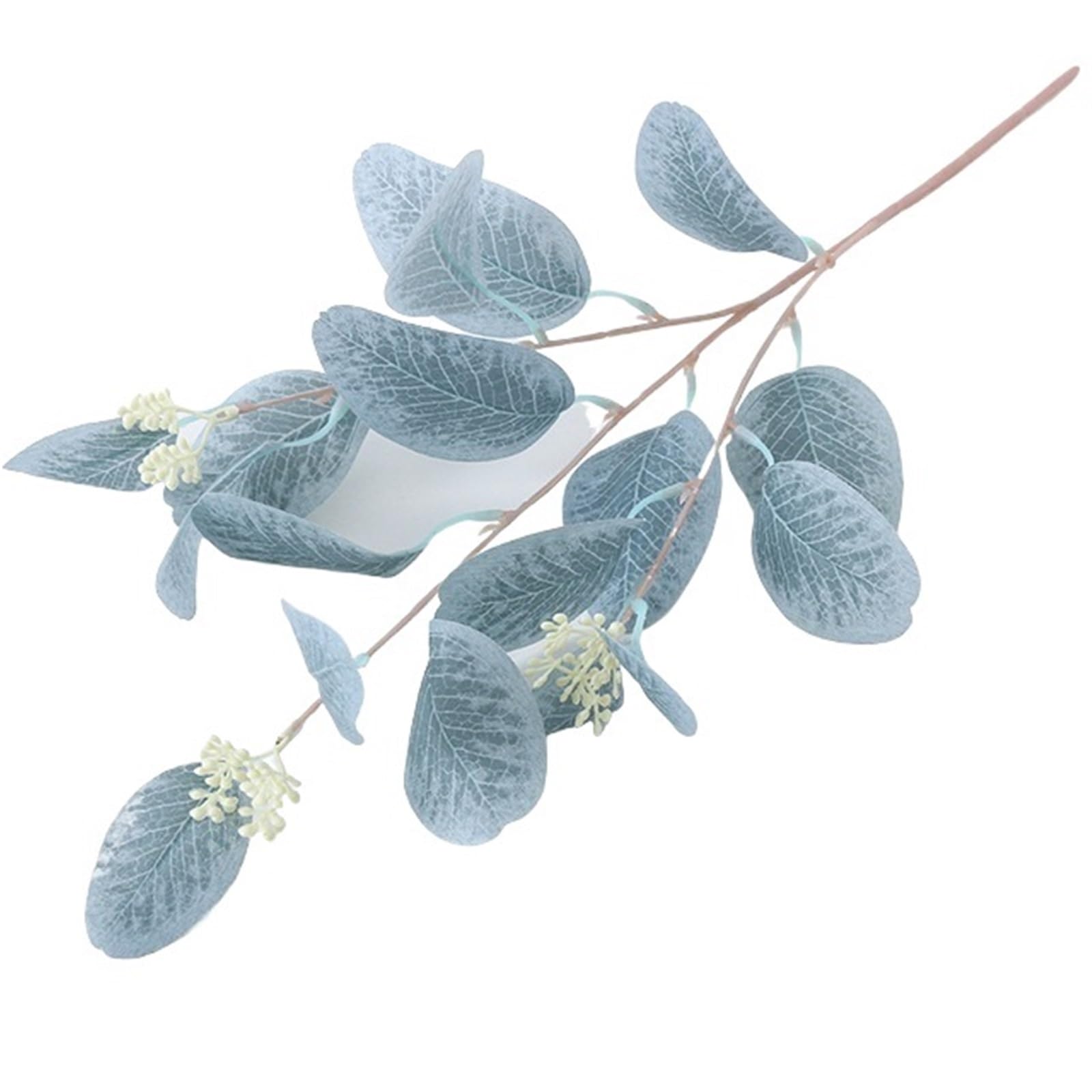 FonHNDG Artificial Flower Branches 5 Pcs Artificial Flowers Leaves Silk Fake Plants Indoor Living Room Arrangement DIY Home Wedding Decoration(Color2)