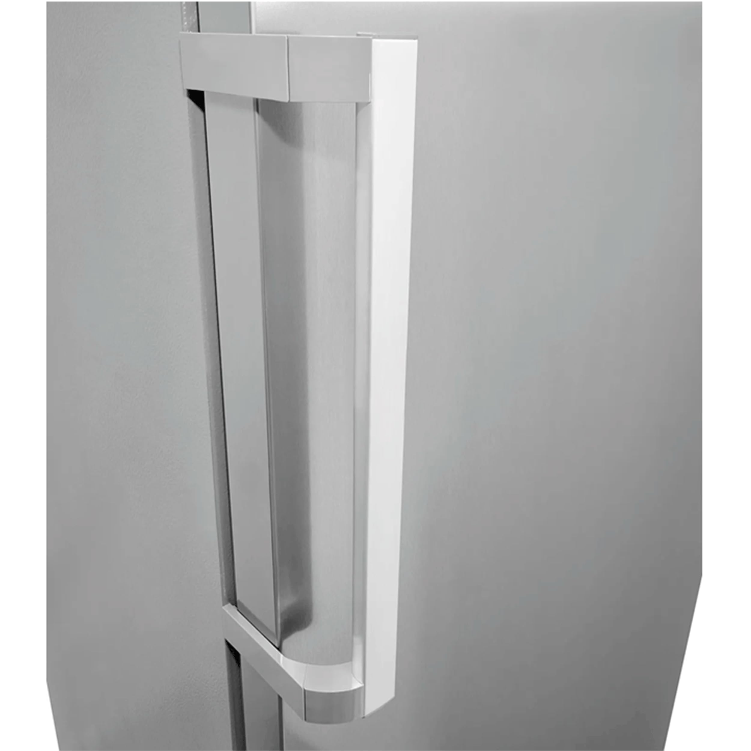 Exquisit® Congelador Vertical 380L No Frost Inoxlook Clase D Dual Digital | Control digital, congelación rápida, puerta reversible y medidas 185,5 x 71,0 x 71,0 cm