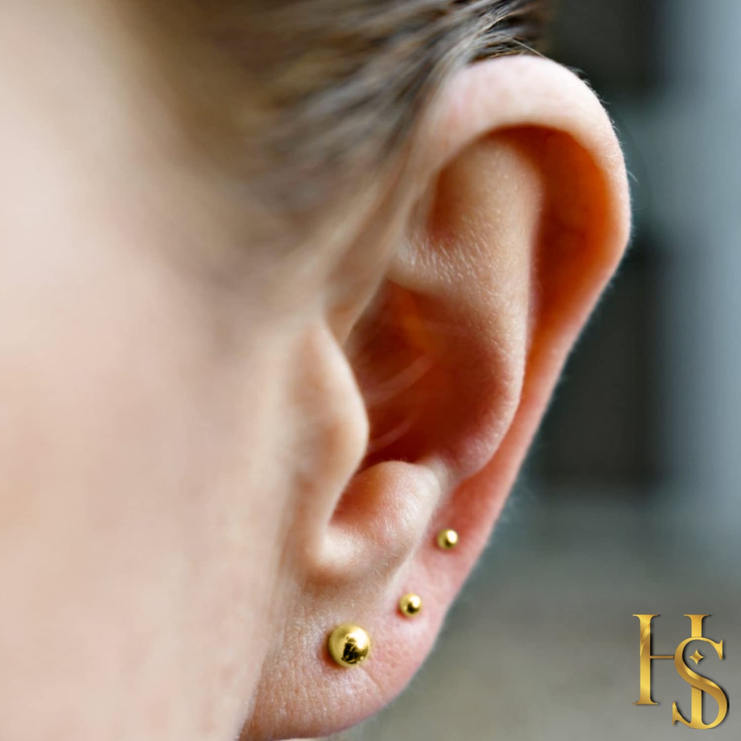 925 Silver Ball Earrings 92.5 Sterling Silver Plain Stud Earrings