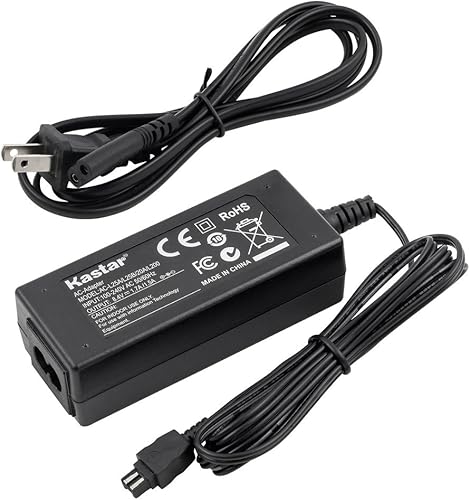 Kastar Adaptador de corriente CA Pro AC-L200, AC-L200C, AC-L25, AC-L25A, AC-L25B, AC-L25C para videocámara Sony HandyCam HDR-CX550 HDR-CX550V