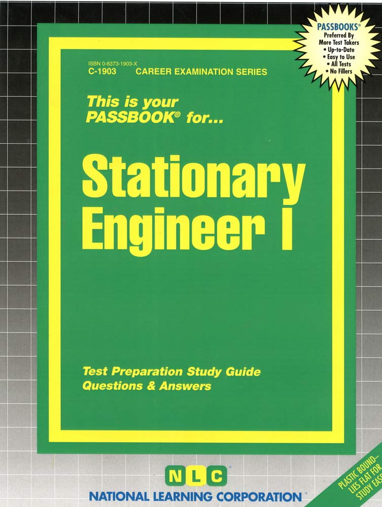 Stationary Engineer I(Passbooks) (Career Examination Series) National