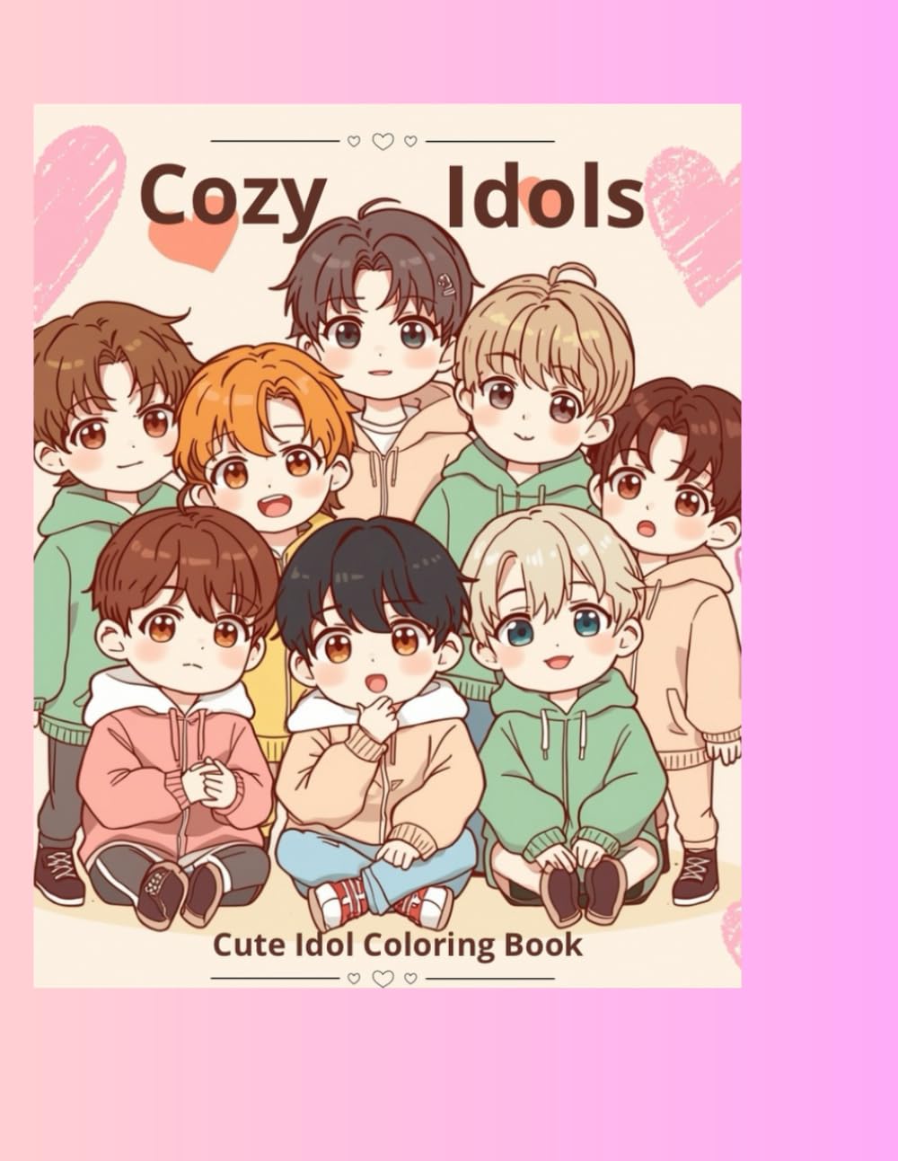 Cozy Idols: Cute Idol Coloring Book