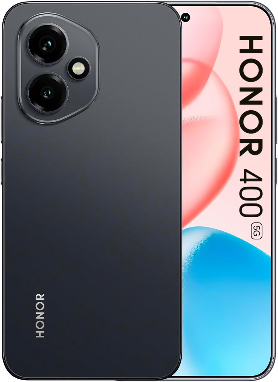 Honor 400 Dual-SIM 256GB ROM + 8GB RAM (GSM Only | No CDMA) Factory Unlocked 5G Smartphone (Midnight Black) - International Version
