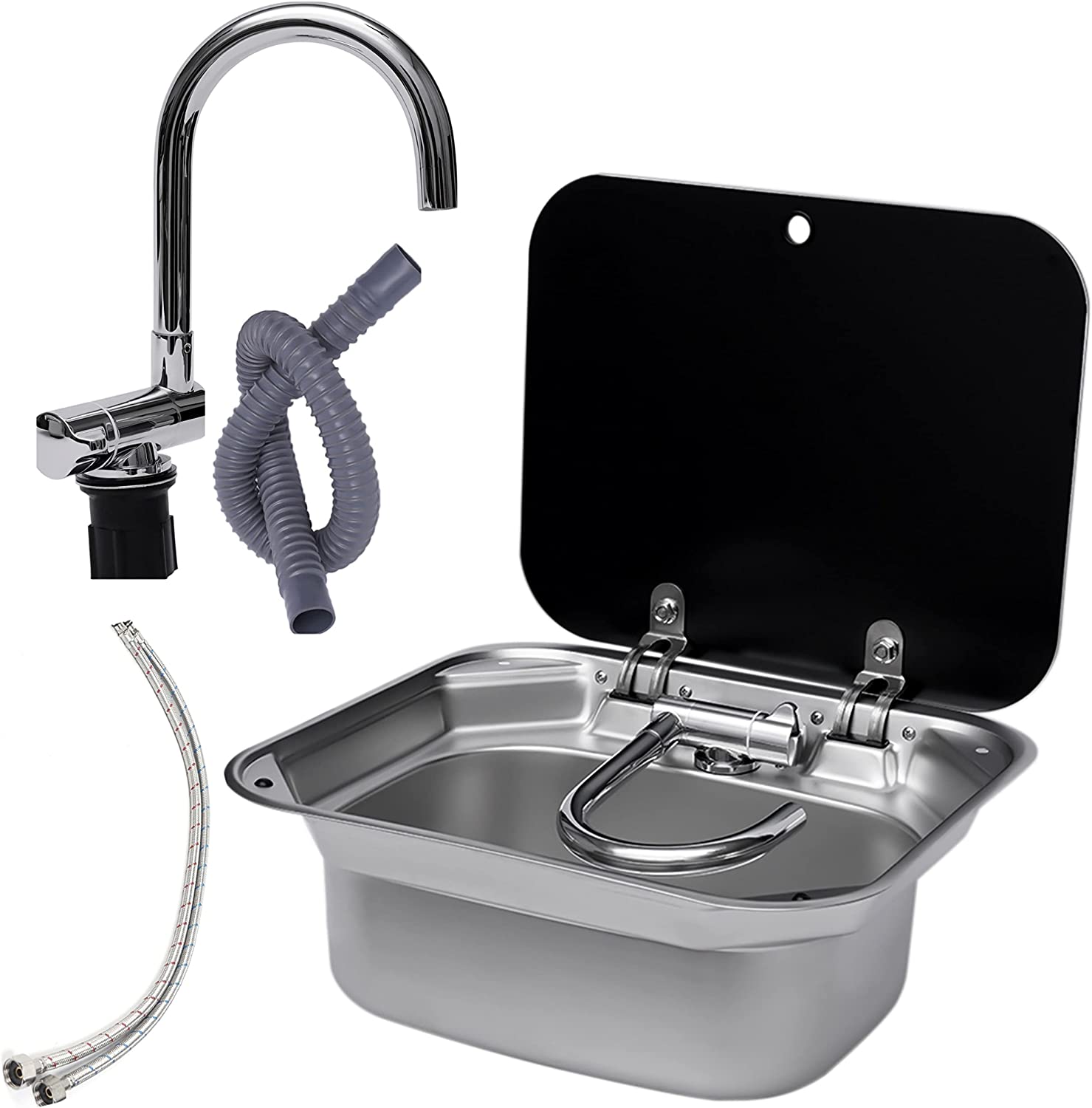 RV Vanity Sink RVS RV Sink RV Wastafel Met 40mm Afvoergat 12L